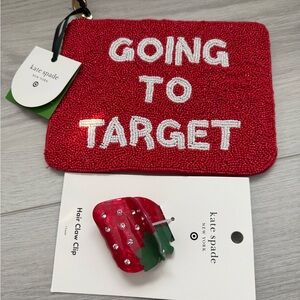 Kate Spade x Target collab pouch & clip